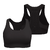 W's Endless Mid Impact Bra Black XS 