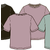 W Daily Easy Cut T-Shirt Quiet Violet XS 