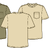 M Daily Pocket Tee Undyed Natural XS 