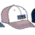 P-6 Logo Trucker Hat White w/Quiet Violet OS (One Size) 