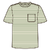 M Trail Harbor Pocket Tee Steps: Lichen Green XS 