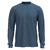M's L/S Cap Cool Merino Blend Shirt Freshwater Blue XS 