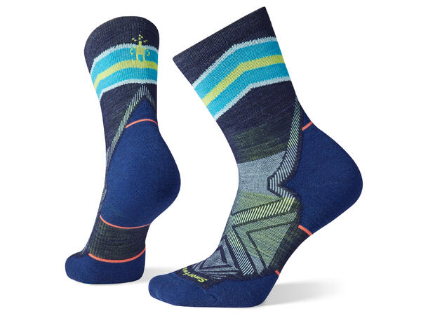 W Run Targeted Cushion Mid Crew Socks