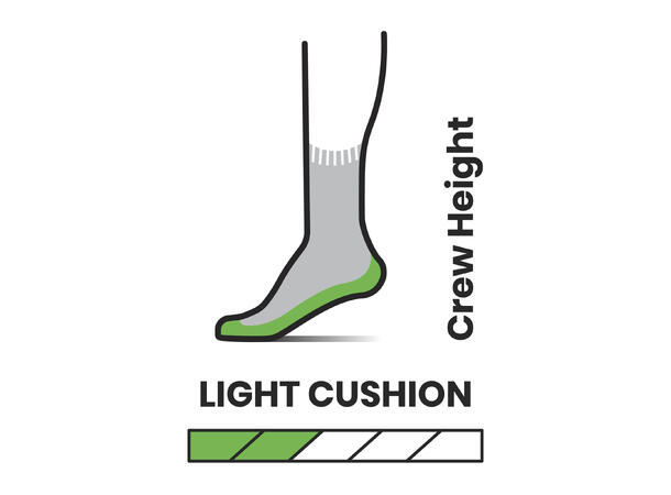 Performance Hike Light Cushion Crew 