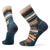 Hike Light Cushion Panorama Crew Socks Charcoal M (38-41) 